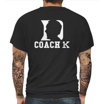 Coach K Face 1000 Wins Mens Back Print T-shirt | Favorety CA