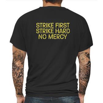 Cobra Kai Karate Kid Merchandise Retro No Mercy Graphic Tee Mens Back Print T-shirt | Favorety AU