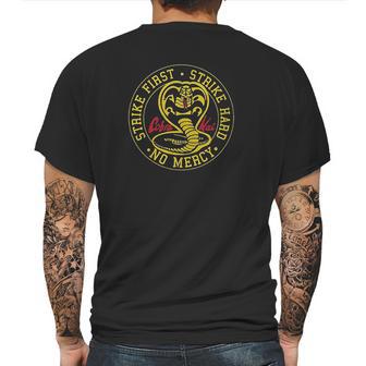 Cobra Kai Snake Strike First Hard Mens Back Print T-shirt | Favorety DE