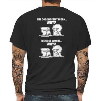 The Code Doesnt Work Why Mens Back Print T-shirt | Favorety CA