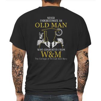 College Of William And Mary Mens Back Print T-shirt | Favorety UK