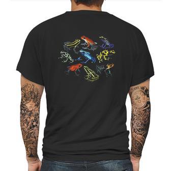 Colorful Collection Of Poison Dart Frogs Beautiful Nature Mens Back Print T-shirt | Favorety DE