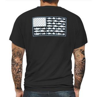 Columbia Pfg Americana Saltwater Fish Flag Mens Back Print T-shirt | Favorety UK