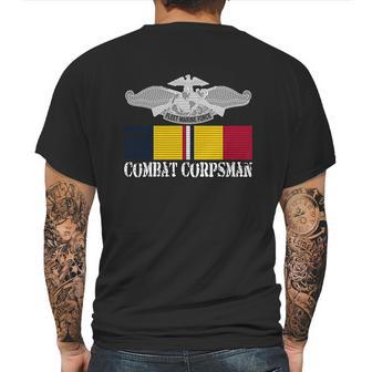 Combat Corpsman Action Ribbon Fmf Veteran Mens Back Print T-shirt | Favorety UK