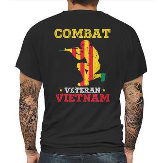 Combat Veteran Vietnam Us Army Veteran Day Army Graphic Design Printed Casual Daily Basic Mens Back Print T-shirt | Favorety CA