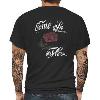 Como La Flor Gift Mens Back Print T-shirt | Favorety