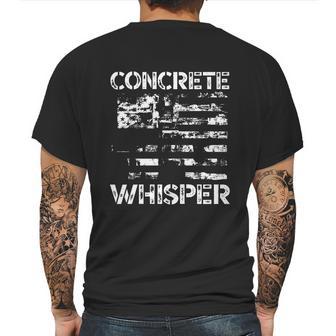 Concrete Whisper Construction Union Worker Labor Day Gift Graphic Design Printed Casual Daily Basic Mens Back Print T-shirt | Favorety CA