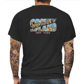 Coney Island New York Mens Back Print T-shirt | Favorety DE