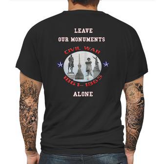 Confederate Monuments Mens Back Print T-shirt | Favorety AU