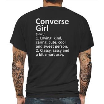 Converse Girl Definition Texas Funny City Home Roots Gift Mens Back Print T-shirt | Favorety CA