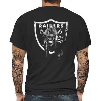 Cool Raiders Shirt With Eddie From Iron Maiden Mens Back Print T-shirt | Favorety CA