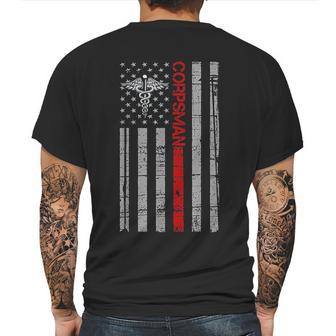 Corpsman Gift 8404 Flag Title Doc Gift For Corpsman Mens Back Print T-shirt | Favorety DE