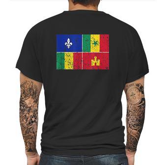 Creole Flag Louisiana Creoles Pride Mens Back Print T-shirt | Favorety DE