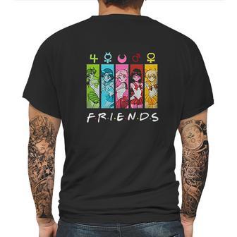 Crepuscolo Sailor Moon Friends Mens Back Print T-shirt | Favorety UK