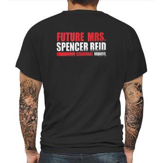 Criminal Minds Future Mrs Spencer Reid Mens Back Print T-shirt | Favorety UK