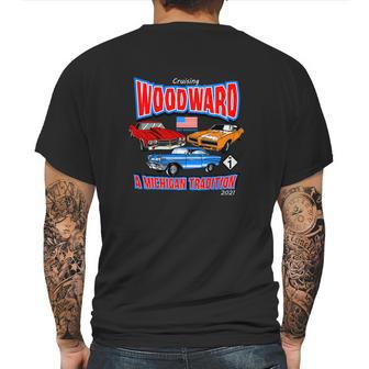 Cruising Woodward Ave M1 A Michigan Tradition Mens Back Print T-shirt | Favorety DE