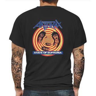 Cuican Men Summer Anthrax Crew Necks Mens Back Print T-shirt | Favorety