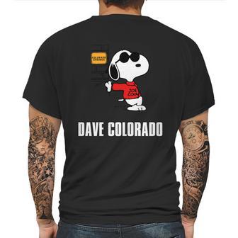 Custom - Dave Colorado Mens Back Print T-shirt | Favorety CA