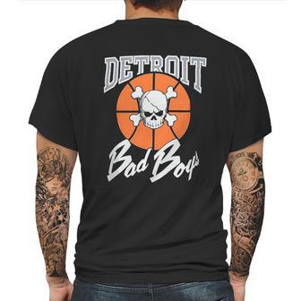 Customizable Detroit Pistons Authentic Bad Boys Mens Back Print T-shirt | Favorety AU