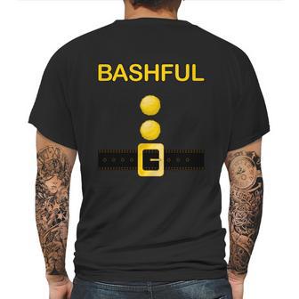 Cute Halloween Funny Halloween Day Bashful Dwarf Costume Mens Back Print T-shirt | Favorety AU