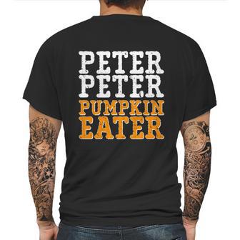 Cute Halloween Funny Halloween Day Halloween Peter Peter Pumpkin Eater Mens Back Print T-shirt | Favorety