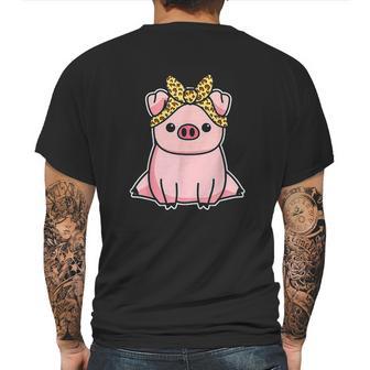 Cute Piggy Piglet Pig Mens Back Print T-shirt | Favorety DE