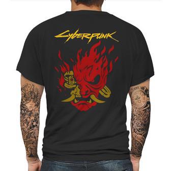 Cyberpunk 2077 - Samurai Demon Mens Back Print T-shirt | Favorety UK