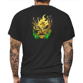 Cyberpunk 2077 Samurai Gold Mens Back Print T-shirt | Favorety CA