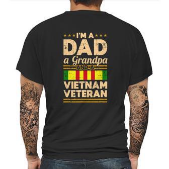 Dad Grandpa Vietnam Veteran Vintage Graphic Design Printed Casual Daily Basic Mens Back Print T-shirt | Favorety AU