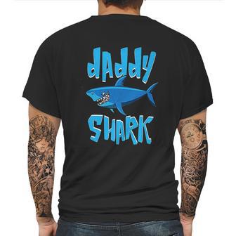 Daddy Shark Cute Papa Loves Sharks Mens Back Print T-shirt | Favorety CA