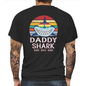 Daddy Shark For Dad Mens Back Print T-shirt | Favorety AU