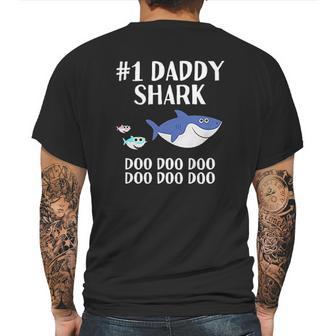 Daddy Shark Doo Doo Dad Fathers Day Mens Back Print T-shirt | Favorety DE