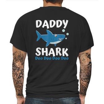 Daddy Shark Doo Doo Matching Family Shark Set Mens Back Print T-shirt | Favorety CA