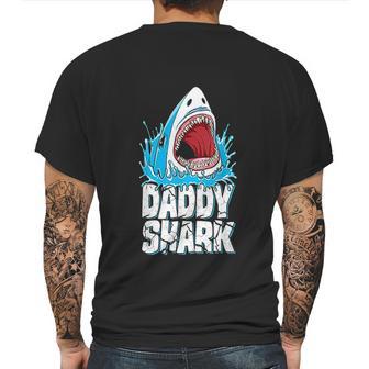 Daddy Shark Fathers Day Gifts Family Matching Dad Mens Back Print T-shirt | Favorety AU