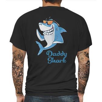 Daddy Shark Gift Fathers Day Mens Back Print T-shirt | Favorety CA