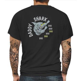 Daddy Shark Gymer Dad Birthday Gifts Mens Back Print T-shirt | Favorety DE