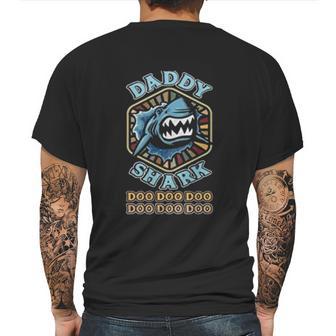 Daddy Shark Perfect Gift Mens Back Print T-shirt | Favorety