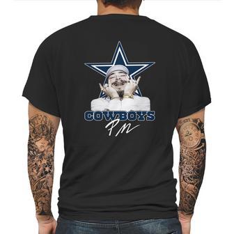 Dallas Cowboys Post Malone Shirt Hoodie Sweatshirts T Shirt Tee Mens Back Print T-shirt | Favorety