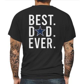 Mens Dallas Fan Cow Boys Best Dad Ever Fathers Day Gift Mens Back Print T-shirt | Favorety UK