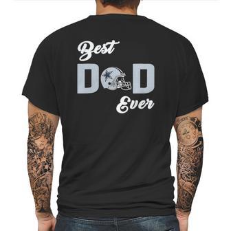 Dallas Fan Cowboys Best Dad Ever Fathers Day Gift Mens Back Print T-shirt | Favorety UK