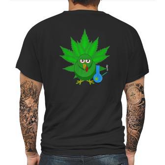 Danksgiving Thanksgiving Turkey Weed Cannabis Pot 420 Mens Back Print T-shirt | Favorety CA