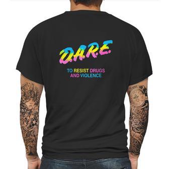 Dare 90S Drugs Mens Back Print T-shirt | Favorety UK