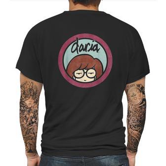 Daria Classic Mint Burgundy Mens Back Print T-shirt | Favorety