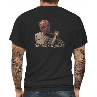 Darmok And Jalad At Tanagra Cool Mens Back Print T-shirt | Favorety