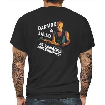 Darmok And Jalad At Tanagra Live At Tanagra September 1991 Mens Back Print T-shirt | Favorety