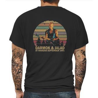 Darmok And Jalad At Tanagra Retro Mens Back Print T-shirt | Favorety