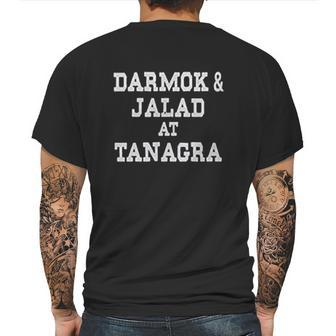 Darmok And Jalad At Tanagra Simple Mens Back Print T-shirt | Favorety