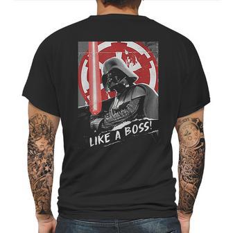 Darth Vader Like A Boss Funny Design Mens Back Print T-shirt | Favorety DE