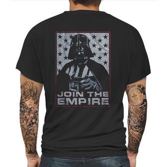 Darth Vader Join The Empire Funny Adult Mens Back Print T-shirt | Favorety