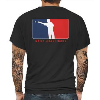 Darts-Major League Mens Back Print T-shirt | Favorety